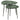 Tobias - 2 Piece Triangular Marble Top Nesting Table Green - Green Marble