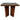 Andando - Square Solid Wood End Table - Mango Brown