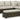 Brook Ranch - Sofa Sectional, Bench With Cushion (Set of 3) - Brown