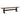 Bexley - Wood Dining Bench - Natural Honey And Smokey Black